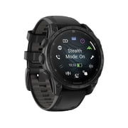 tactix 8 47mm AMOLED Sapphire Edition Smartwatch with Applied Ballistics Ultralight Solver and Built-In Flashlight (Blac