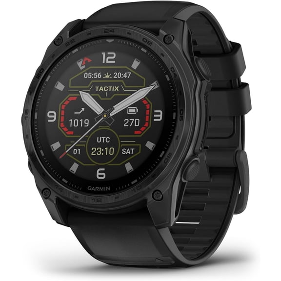 Garmin tactix 8 Solar, Premium Tactical GPS Smartwatch, 51mm (SOLD WITHOUT MANUFACTURER WARRANTY)