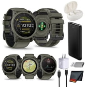 Garmin tactix 8 Tactical Smartwatch 51 mm AMOLED Touchscreen, Titanium Sapphire Cerakote Olive Drab Applied Ballistics Ultralight Multiband GPS LED Flashlight Dive Rated