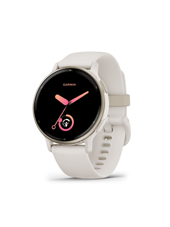 vívoactive 5 Fitness-Tracking Smartwatch with Aluminum Bezel and Silicone Band, Ivory