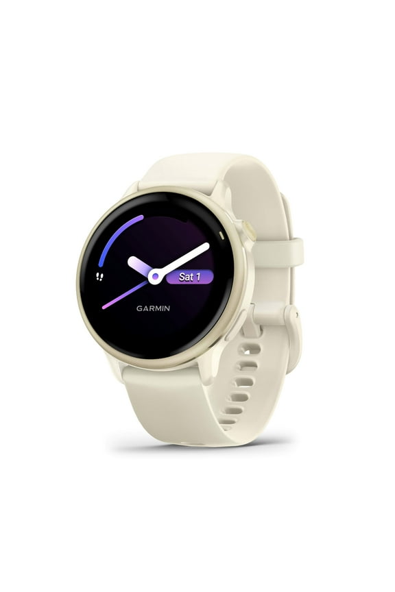 vívoactive 6, Health and Fitness GPS Smartwatch, AMOLED Display, Up To 11 Days Of Battery, Lunar Gold with Bone Band