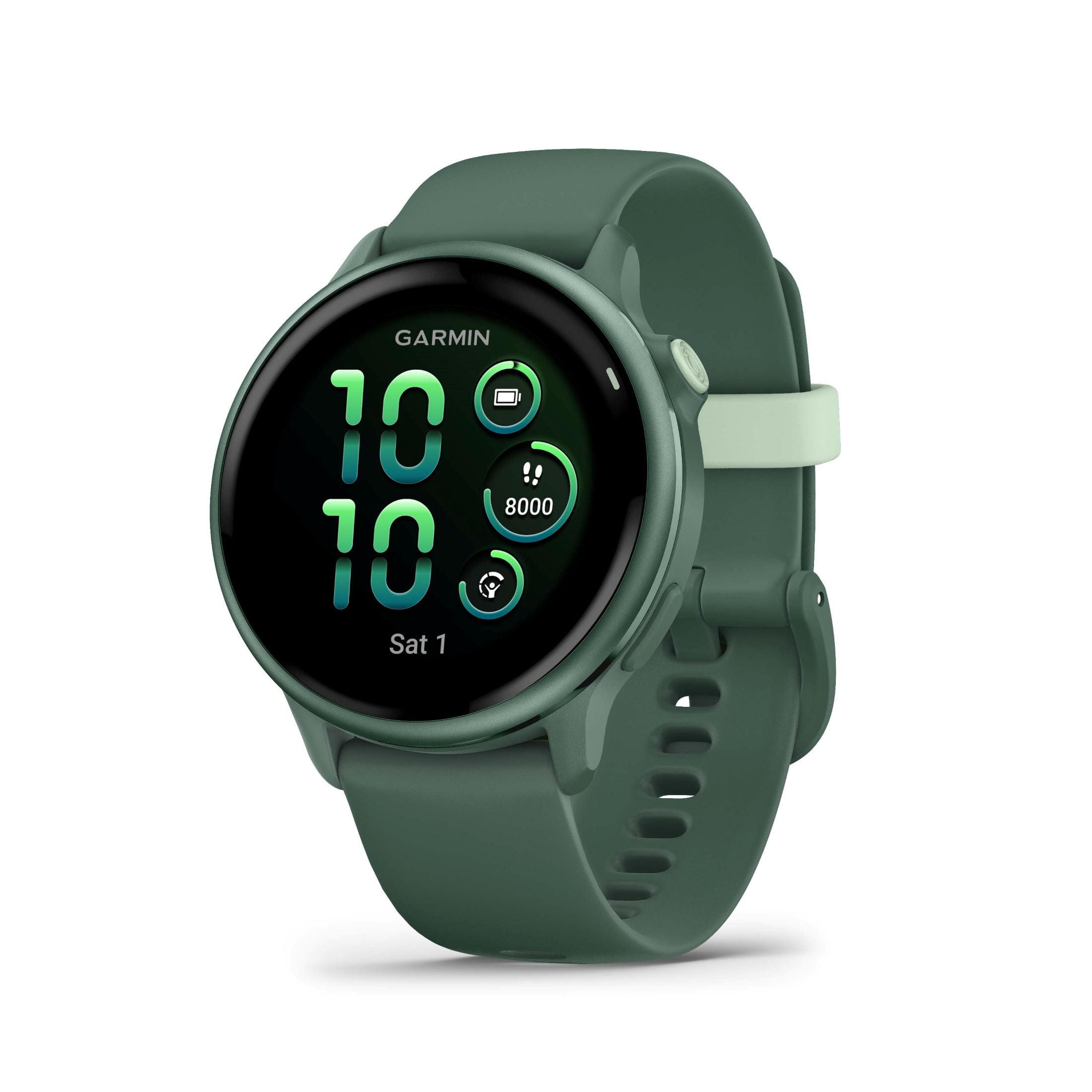 Garmin vívoactive 6, Health and Fitness GPS Smartwatch, AMOLED Display, Up To 11 Days Of Battery, Metallic Jasper Green with Jasper Green Band