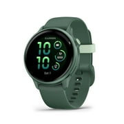 vívoactive 6, Health and Fitness GPS Smartwatch, AMOLED Display, Up To 11 Days Of Battery, Metallic Jasper Green with Jasper Green Band