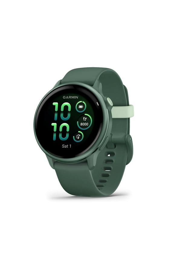 vívoactive 6, Health and Fitness GPS Smartwatch, AMOLED Display, Up To 11 Days Of Battery, Metallic Jasper Green with Jasper Green Band