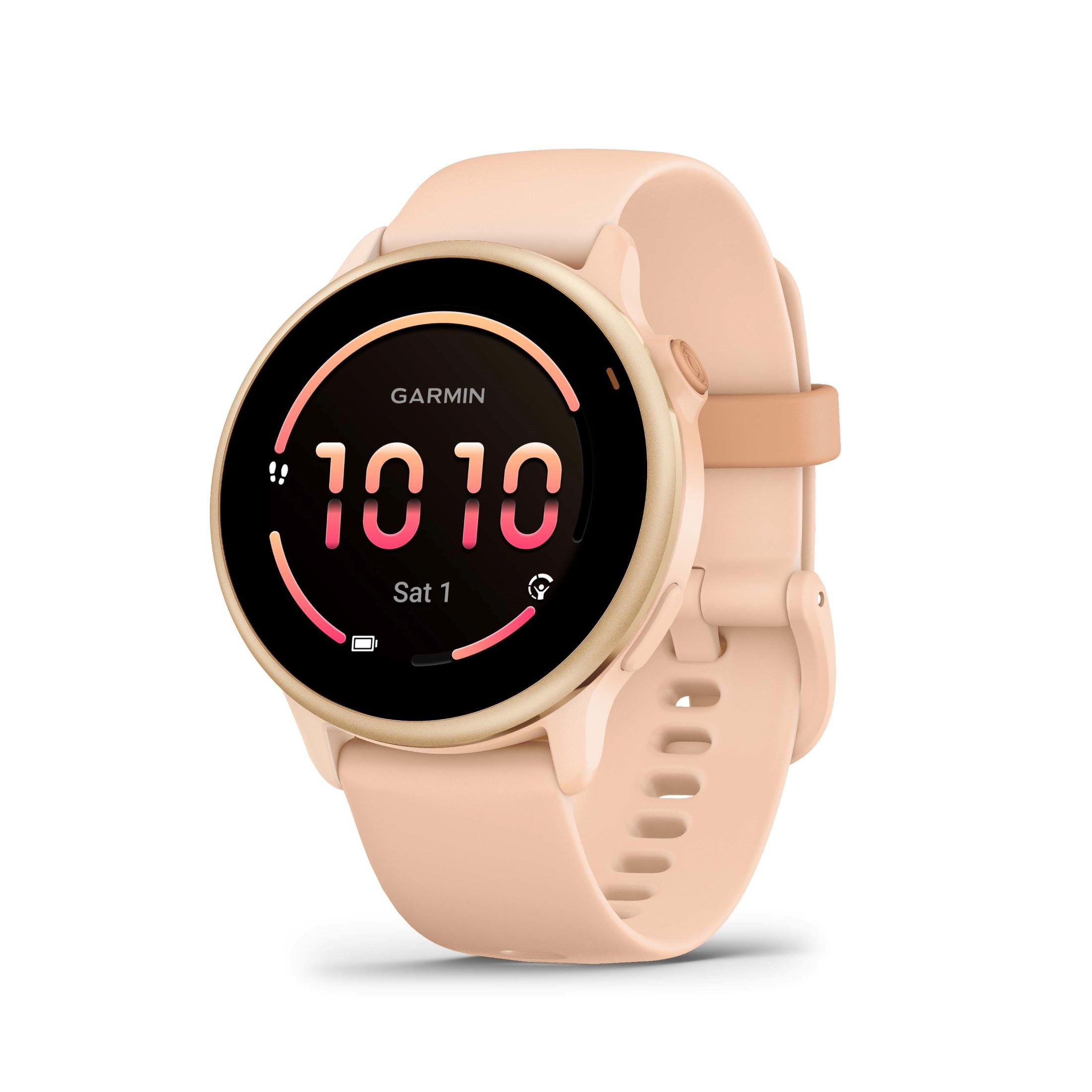 Garmin vívoactive 6, Health and Fitness GPS Smartwatch, AMOLED Display, Up To 11 Days Of Battery, Metallic Pink Dawn with Pink Dawn Band