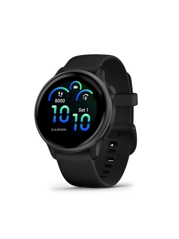 vívoactive 6, Health and Fitness GPS Smartwatch, AMOLED Display, Up To 11 Days Of Battery, Slate with Black Band