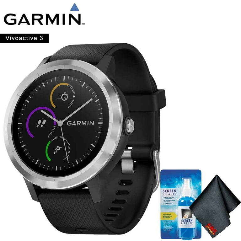 Garmin vivoactive 3 (Black with Stainless Hardware) Base Accessory 