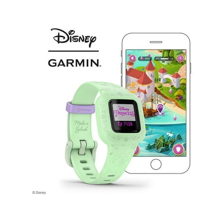 Garmin vivofit jr. 3, Fitness Tracker for Kids, Swim-Friendly, -Disney The Little Mermaid- (010-02441-33)