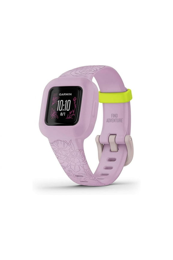 vivofit jr. 3, Fitness Tracker for Kids, Swim-Friendly, -Lilac Floral