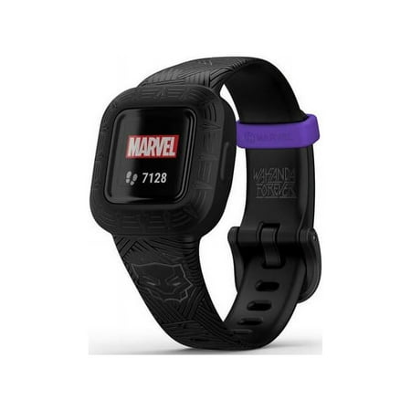 Garmin vivofit jr. 3, Fitness Tracker for Kids, Swim-Friendly, -Marvel Black Panther- (010-02441-30)
