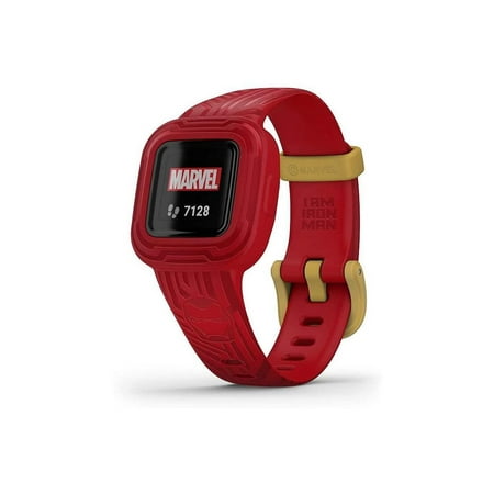 Garmin vivofit jr. 3, Fitness Tracker for Kids, Swim-Friendly, -Marvel Iron Man- (010-02441-31)