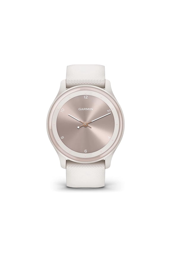 vivomove Sport 40mm Smart Watch, Ivory with Silicone Band