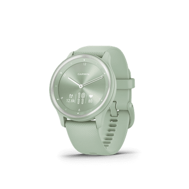 Garmin vivomove Sport, Hybrid Smartwatch, Health and Wellness Features, Touchscreen, Cool Mint