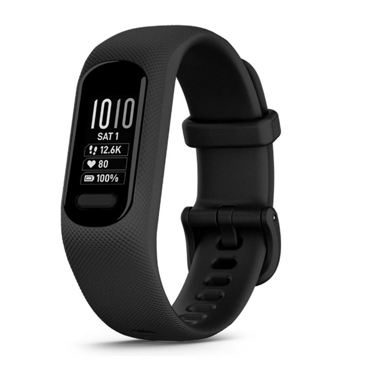 その他 GARMIN VIVOSMART5 BLACK L Garmin Vivosmart 5 Smartwatch - Black Case, Large Silicone