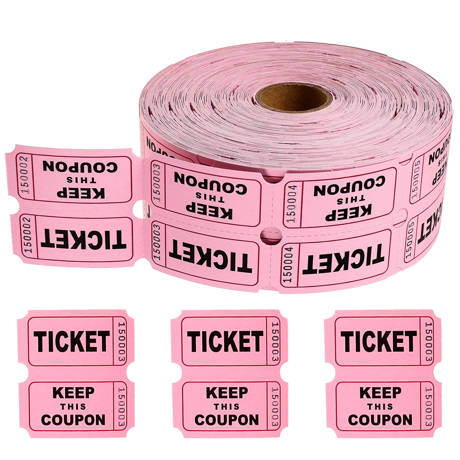 Garneck 1 Roll Colorful Raffle Tickets Paper Tickets for Events ...