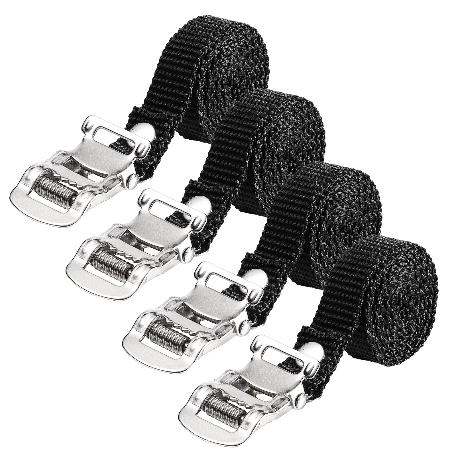 Garneck 4 Pcs Bikes Pedal Toe Straps Replacement Foot Pedal Straps for