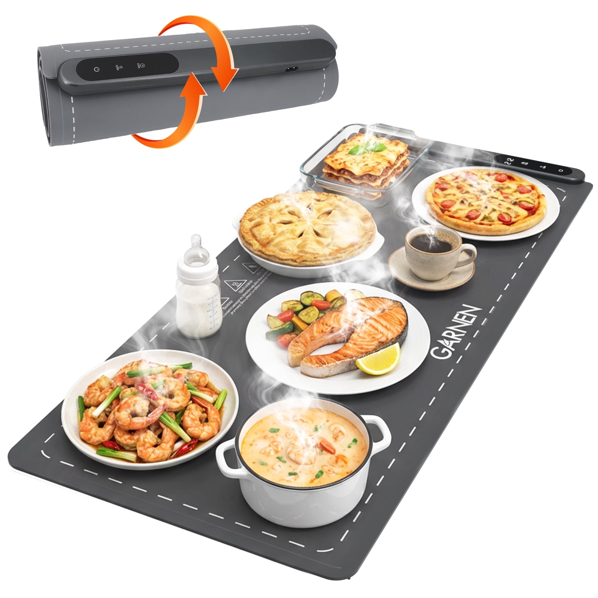 Garnen 6-Temp Electric Food Warming Mat for Food, 36