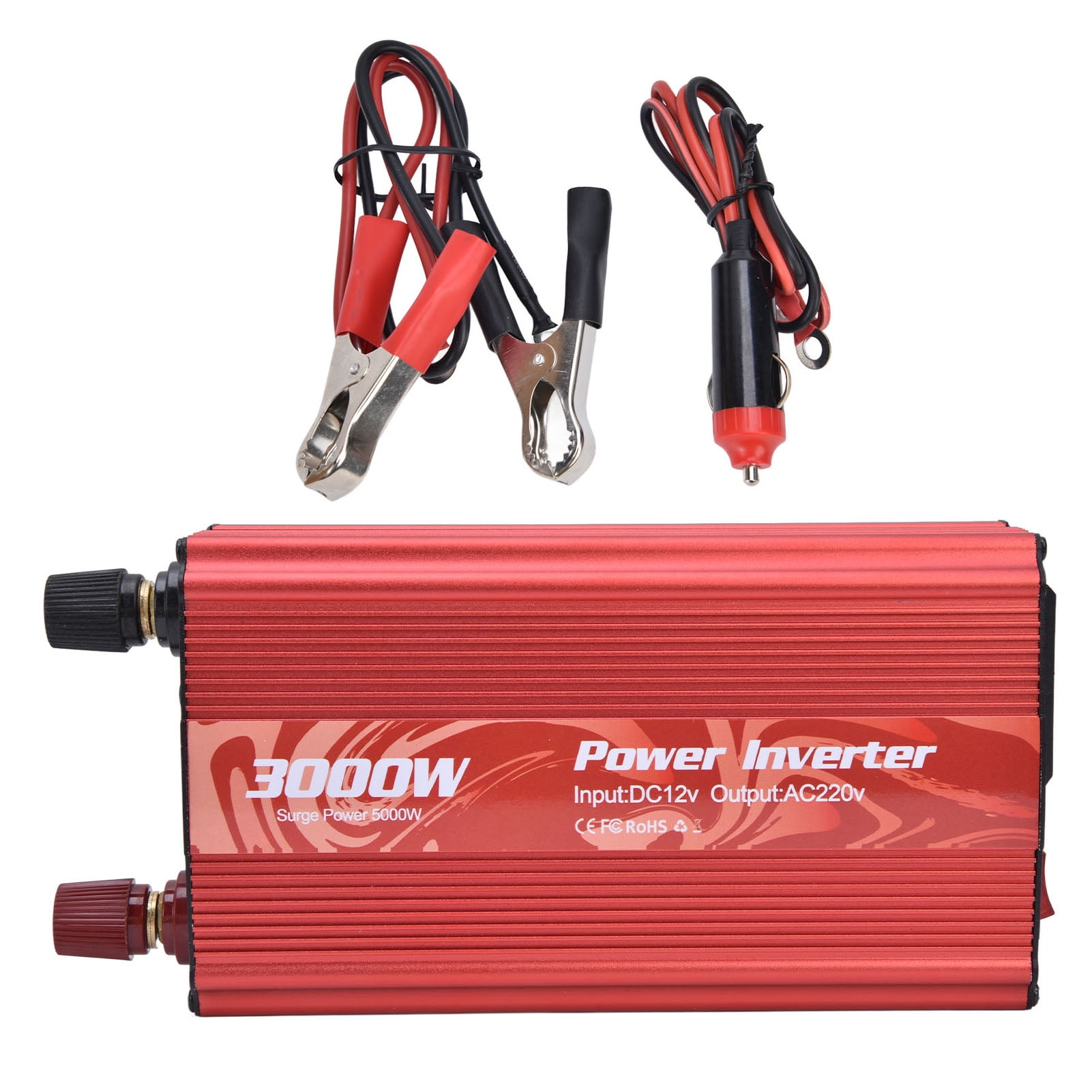 Garnet 3000W Inverter Safe Modified Sine Wave Intelligent Power Converter for Refrigerator Induction Cooker DC12V to AC220V