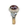 thumbnail image 1 of Garnet 925 Sterling Silver Handmade Design Ring Red Stone Ring Birthday Gift Jewelry For Women, 1 of 5