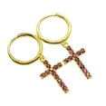 thumbnail image 1 of Garnet Hoops, 1 of 4