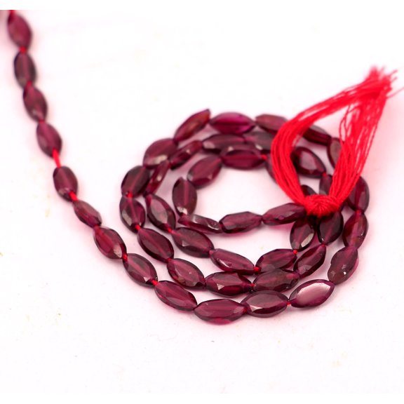 Garnet Marquise Faceted Beads, Red Garnets Bead Gemstone 4x7-5x7 MM 13 inches, Jewelry Making