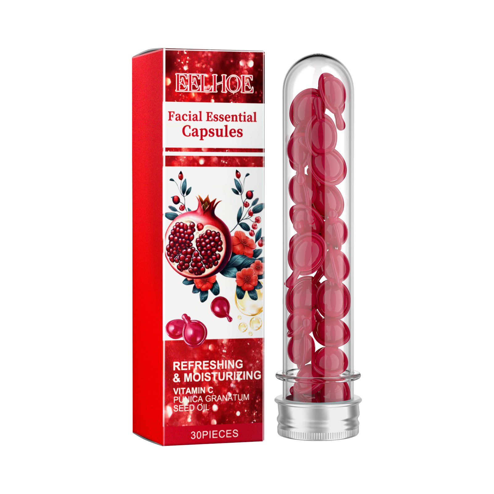 Vitamin C Capsules for Face, Antiaging Vitamina C Facial Serum