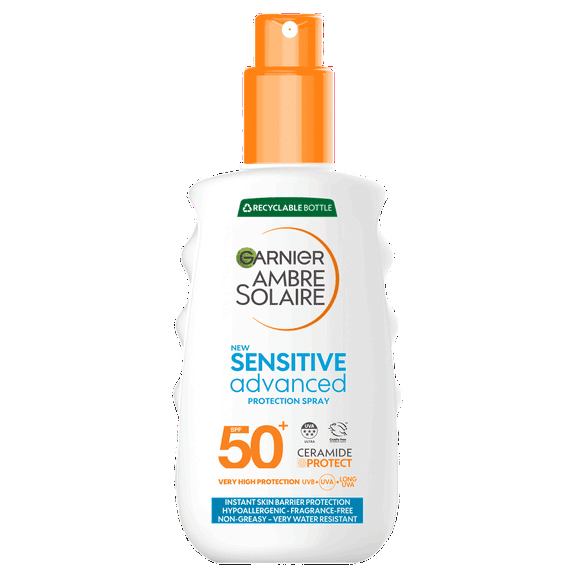 Garnier Ambre Solaire SPF 50+ Sensitive Advanced Sun Spray 150 ml / 5 fl oz