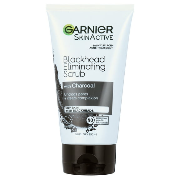 Garnier SkinActive Charcoal Blackhead Acne Treatment Scrub, 5 fl oz