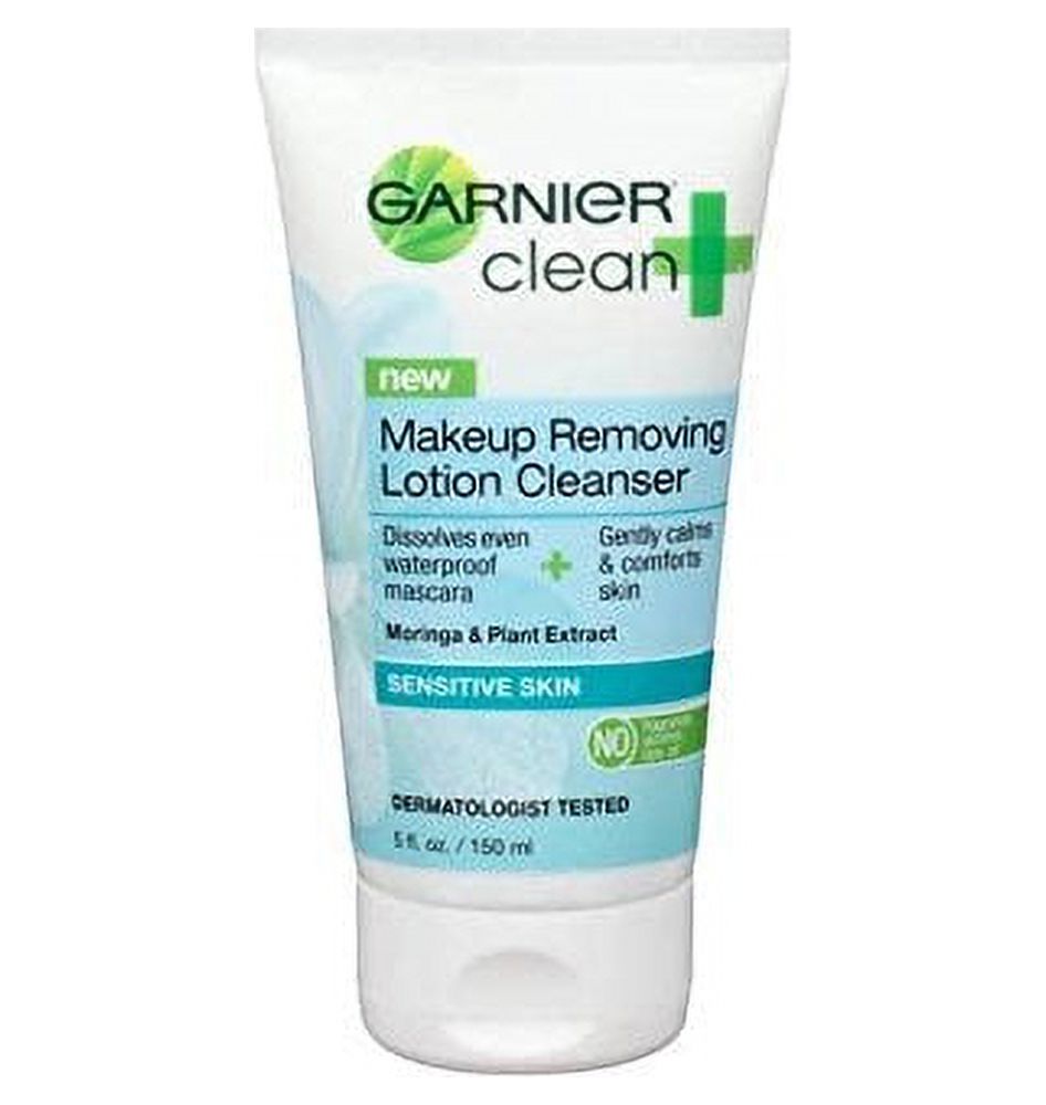 Garnier Clean+ Makeup Removing Lotion Cleanser Sensitive Skin, 5 Fluid