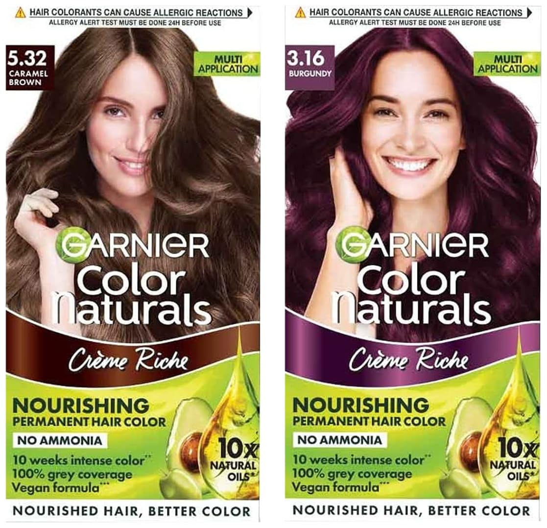 Garnier Color Naturals Crème hair color, Shade 5.32 Caramel Brown, 70ml