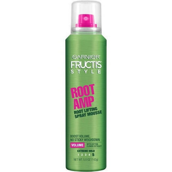 Garnier Fructis 24H Body and Volume Hair Styling Mousse, 5 oz
