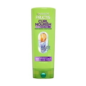 Garnier Fructis Curl Nourish Moisturizing Conditioner with Coconut Oil, 12 fl oz