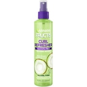 Garnier Fructis Curl Refresher Reviving Water Spray with Coconut Water for men and women, 8.5 fl oz