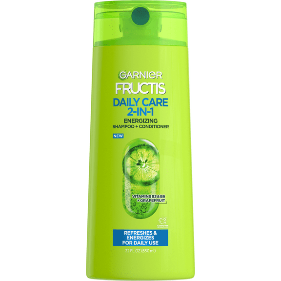 Garnier Fructis 2-in-1 Conditioning Shampoo, 22 fl oz