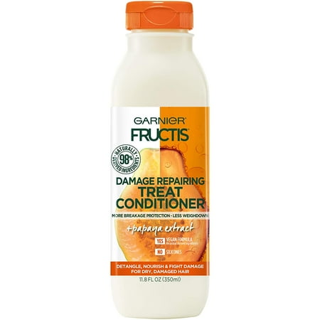 Garnier Fructis Damage Repairing Treat Conditioner with Papaya Extract, 11.8 fl oz