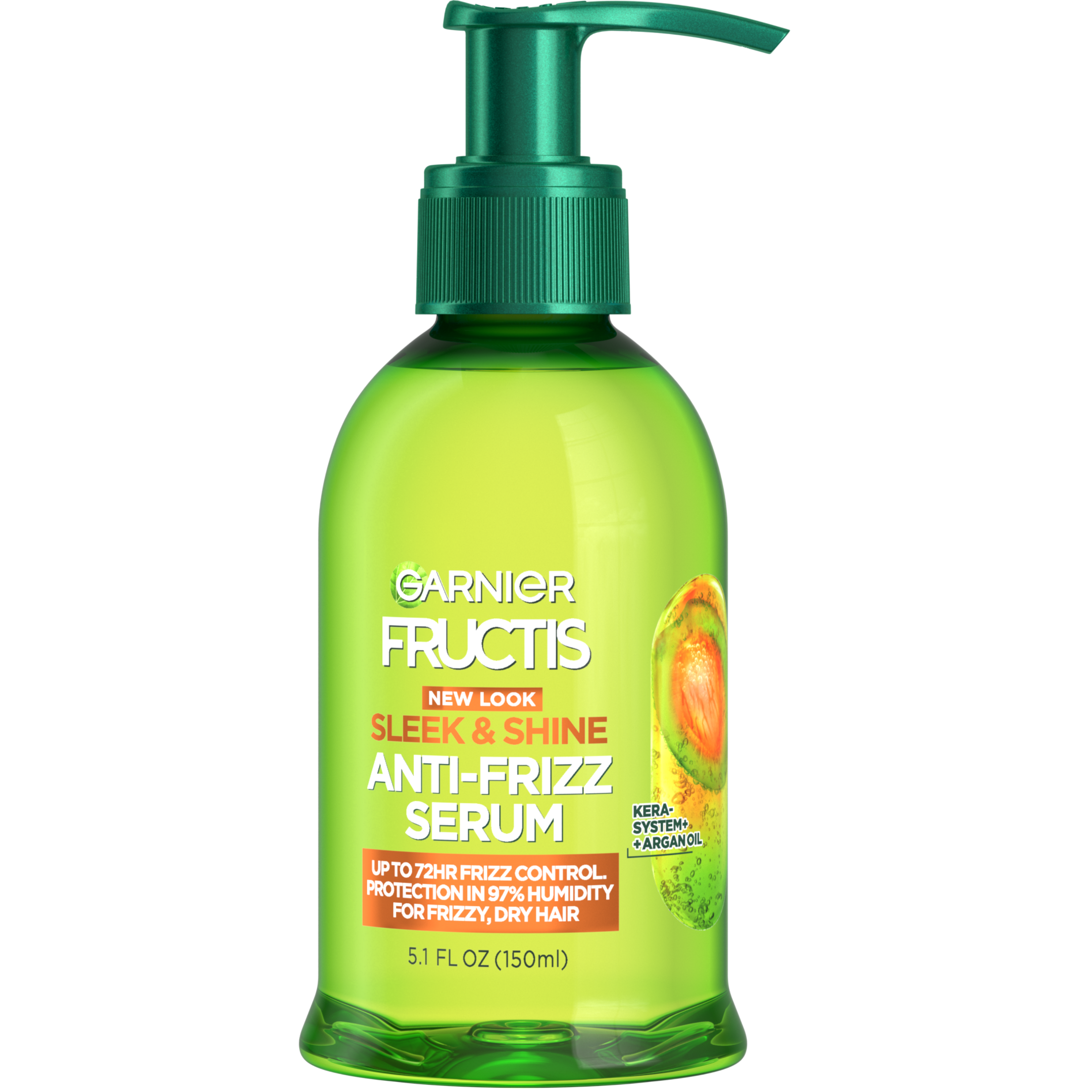 Garnier Fructis Frizz Control Hair Serum with Kera System Argan Oil, 5.1 fl oz - image 1 of 10