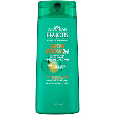 Garnier Fructis Grow Strong 2-in-1 Shampoo and Conditioner, 22 fl. oz.