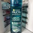 thumbnail image 1 of Garnier Fructis Grow Strong Cooling Shampoo 3 in 1 with Cooling Ingredients & Aloe Vera & Zero Silicone and active fruit protein (Pack of 3), 1 of 5