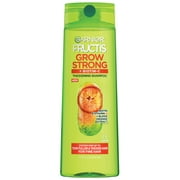 Garnier Fructis Grow Strong Thickening Shampoo with Biotin, All Hair Types, 12.5 fl oz