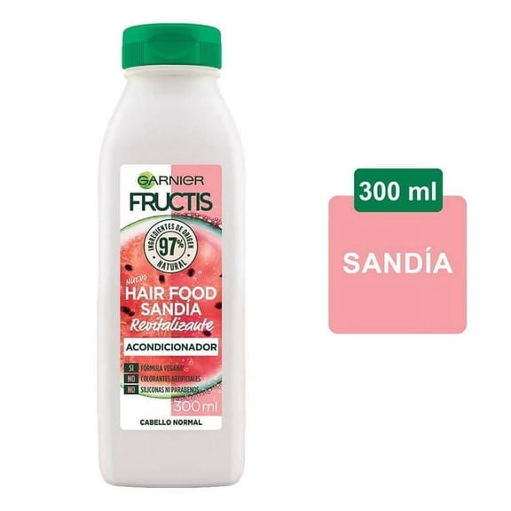 Garnier Fructis Hair Food Revitalizing Conditioner for Normal Hair, Watermelon, 300ml