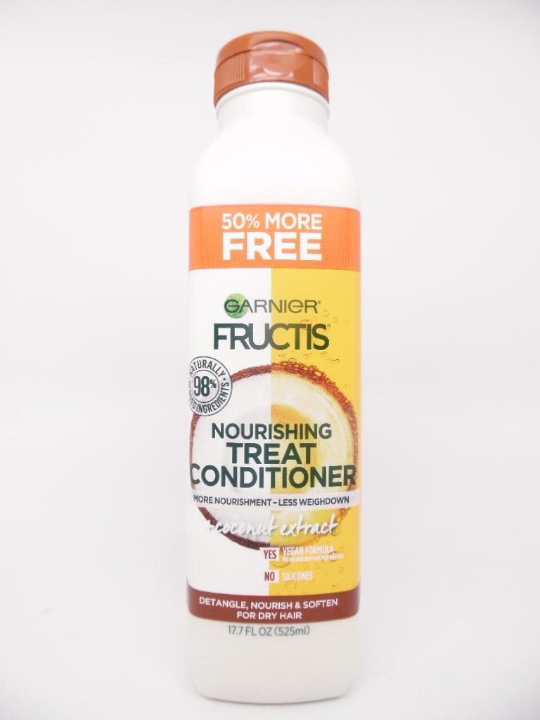 Garnier Fructis Nourishing Treat Conditioner + Coconut Extract, 17.7 fl. oz.