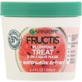 thumbnail image 1 of Garnier Fructis Plumping Treat 3-in-1 Hair Mask, 3.4 fl oz, 1 of 5