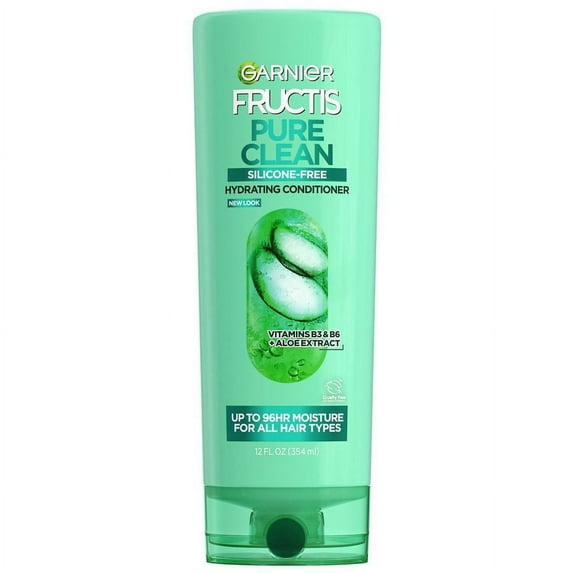Garnier Fructis Pure Clean Pure Clean Hydrating Conditioner for All Hair Types 12.0 fl oz Pack of 2