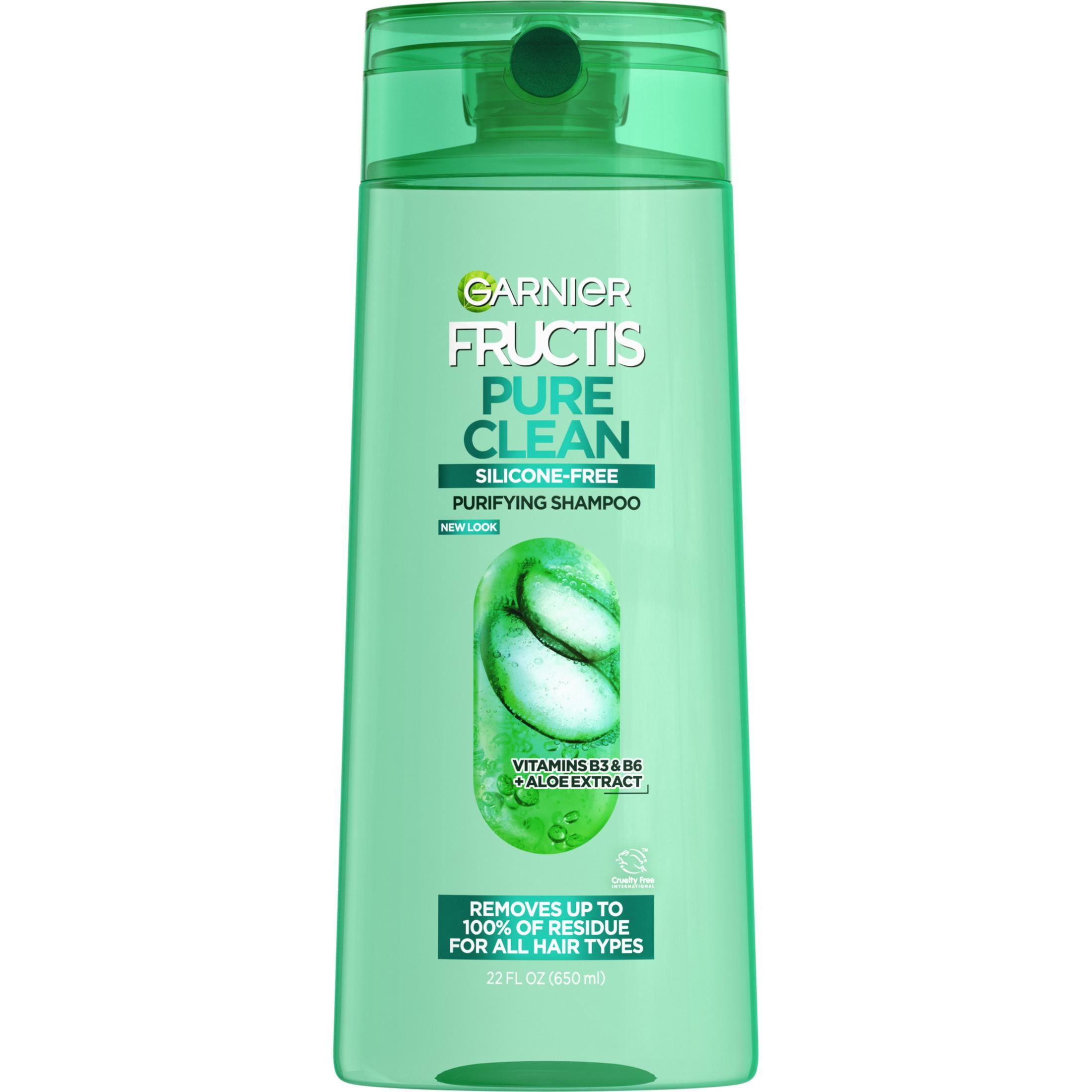 Garnier Fructis Pure Clean Purifying Shampoo, for All Hair Types, 22 fl oz
