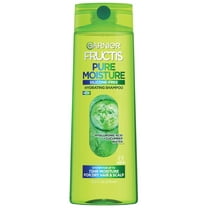 Garnier Fructis Pure Moisturizing Hydrating Shampoo with Hyaluronic Acid, Dry Hair, 12.5 fl oz