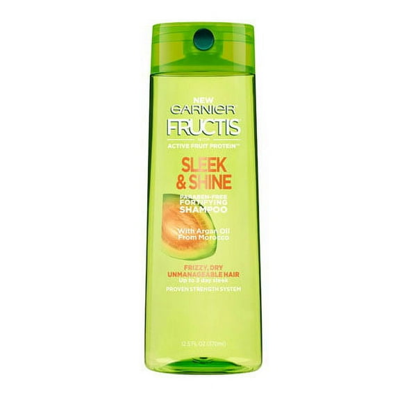 Garnier Fructis Sleek And Shine Fortifying Shampoo, 12.5 Oz, 2 Pack