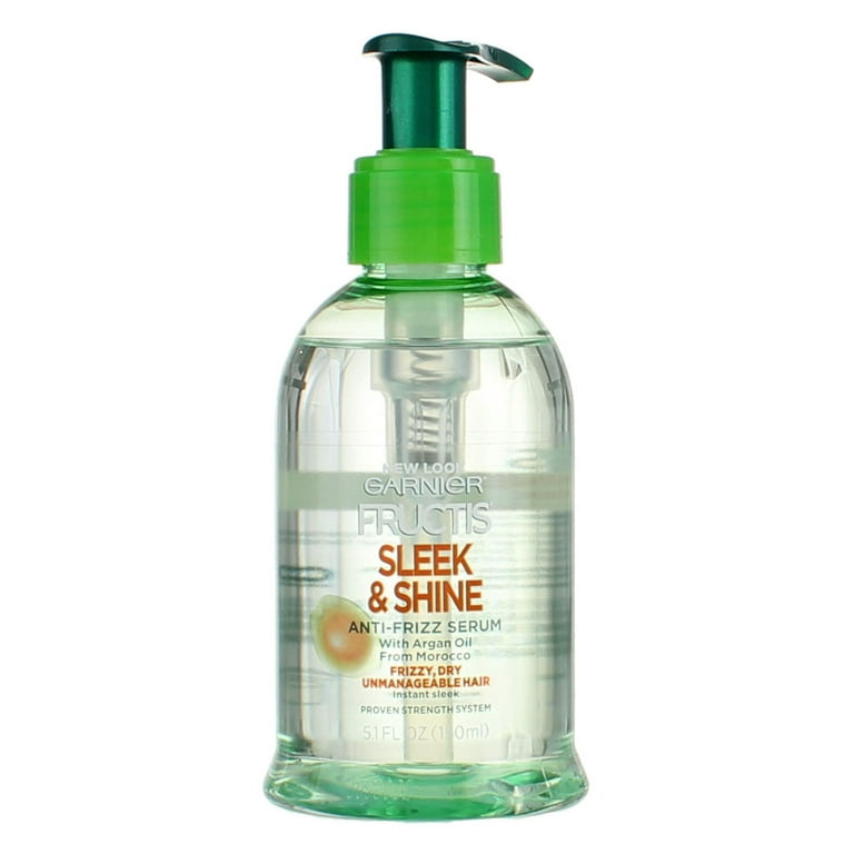 Garnier Fructis Sleek & Shine Anti-Frizz Serum, 48 Hour