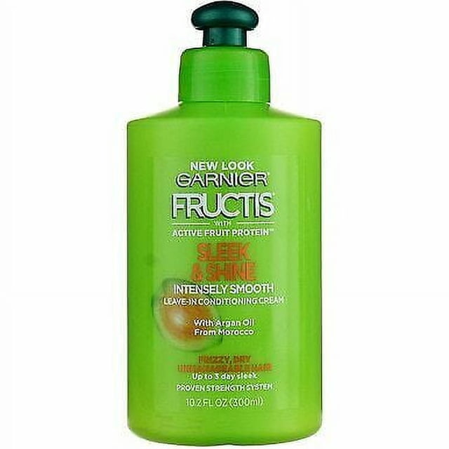 Garnier Fructis Sleek & Shine LeaveIn Conditioning Cream for Frizzy
