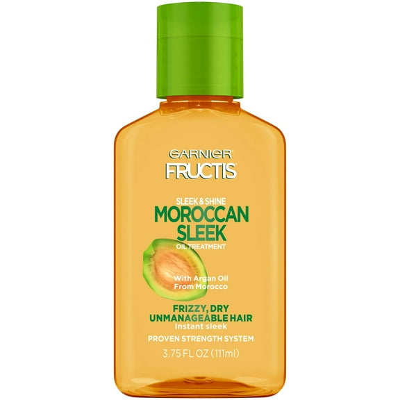 Garnier Fructis Sleek & Shine Moroccan Sleek Oil Treatment, Frizzy, Dry Hair