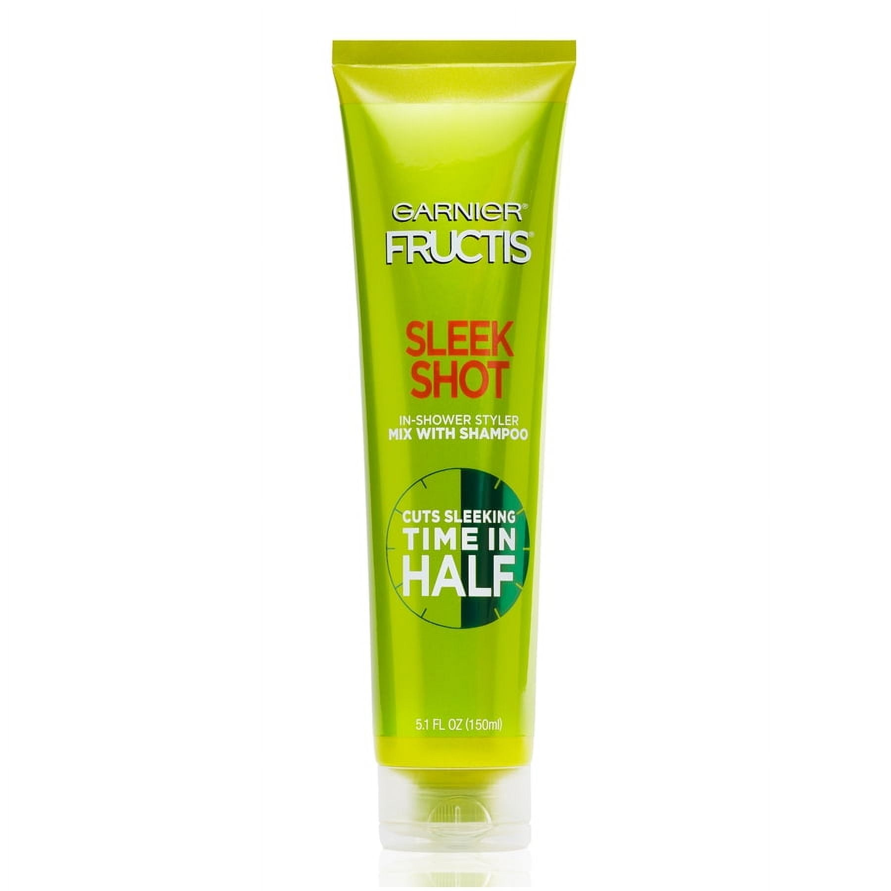 Garnier Fructis Sleek Shot In Shower Hair Styling Cream, 5.1 fl oz